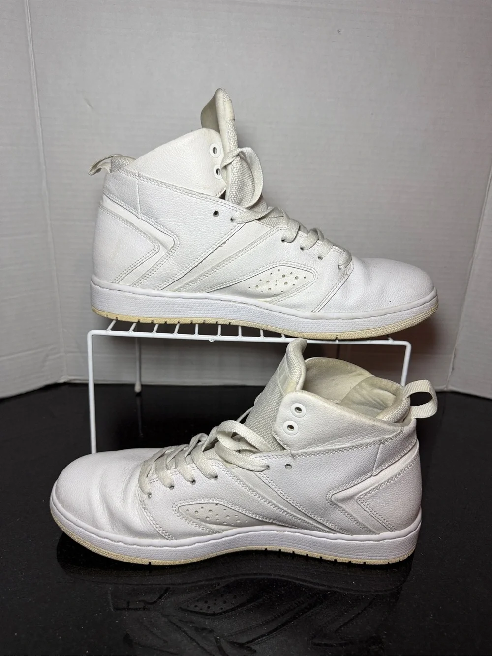 Jordan Flight Legend Triple White Men's Sneakers Size 9